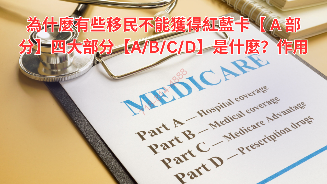 為什麼有些移民不能獲得紅藍卡【 A 部分】四大部分【A/B/C/D】是什麼?作用